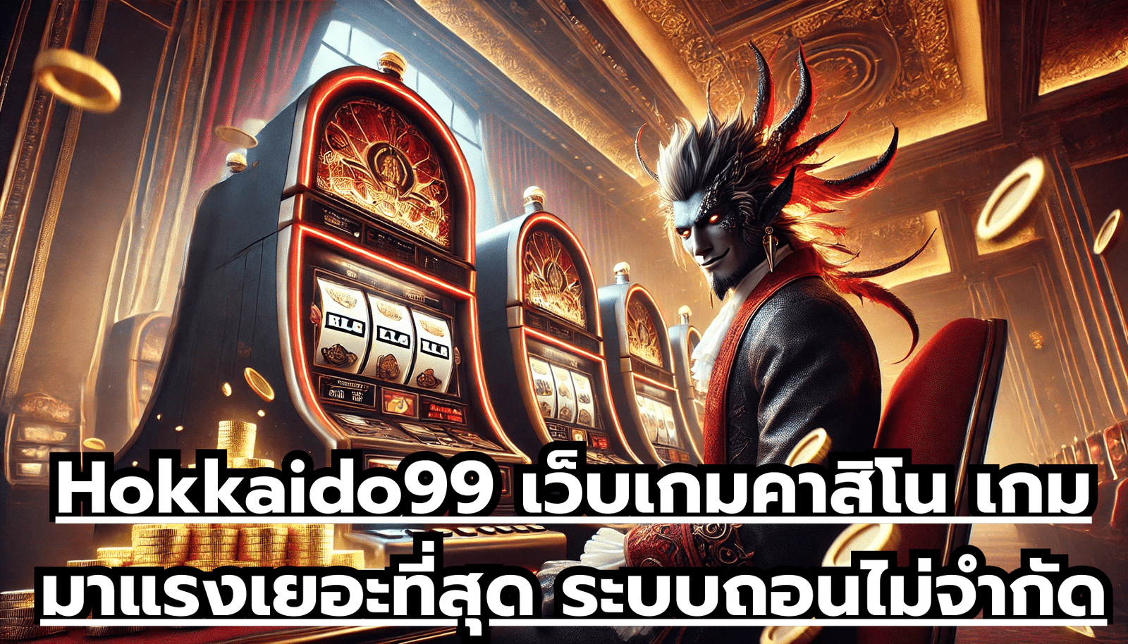Hokkaido99 เว็บเกมคาสิโน เกมมาแรงเยอะที่สุด ระบบถอนไม่จำกัดเวลา เล่นง่ายได้ตลอดทุกวัน