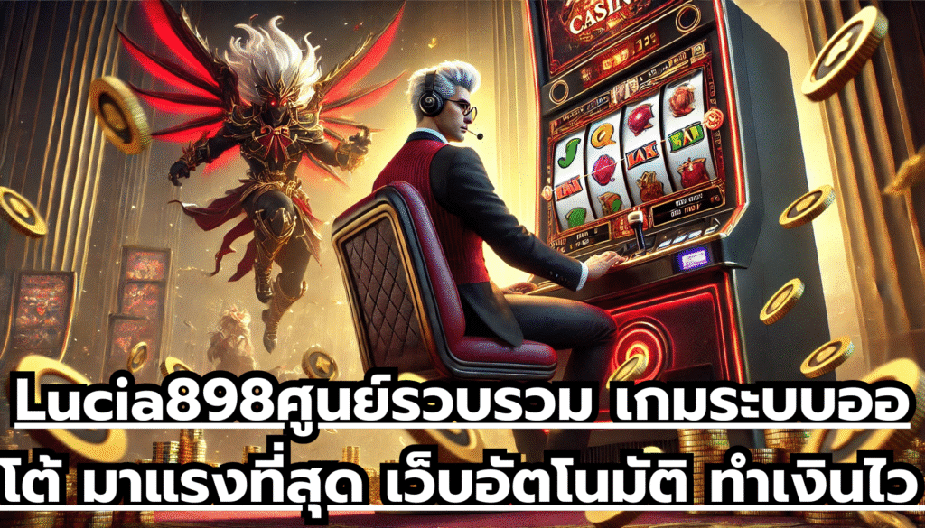 Lucia898ศูนย์รวบรวม เกมระบบออโต้ มาแรงที่สุด เว็บอัตโนมัติ ทำเงินไว จ่ายโบนัสสูง จ่ายจริง