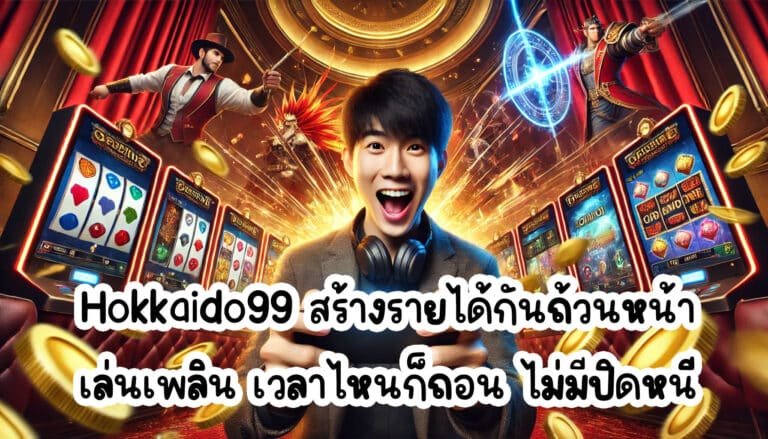 Hokkaido99 สร้างรายได้กันถ้วนหน้า จ่ายเต็มพิกัด เล่นเพลิน เวลาไหนก็ถอน ไม่มีปิดหนี-3